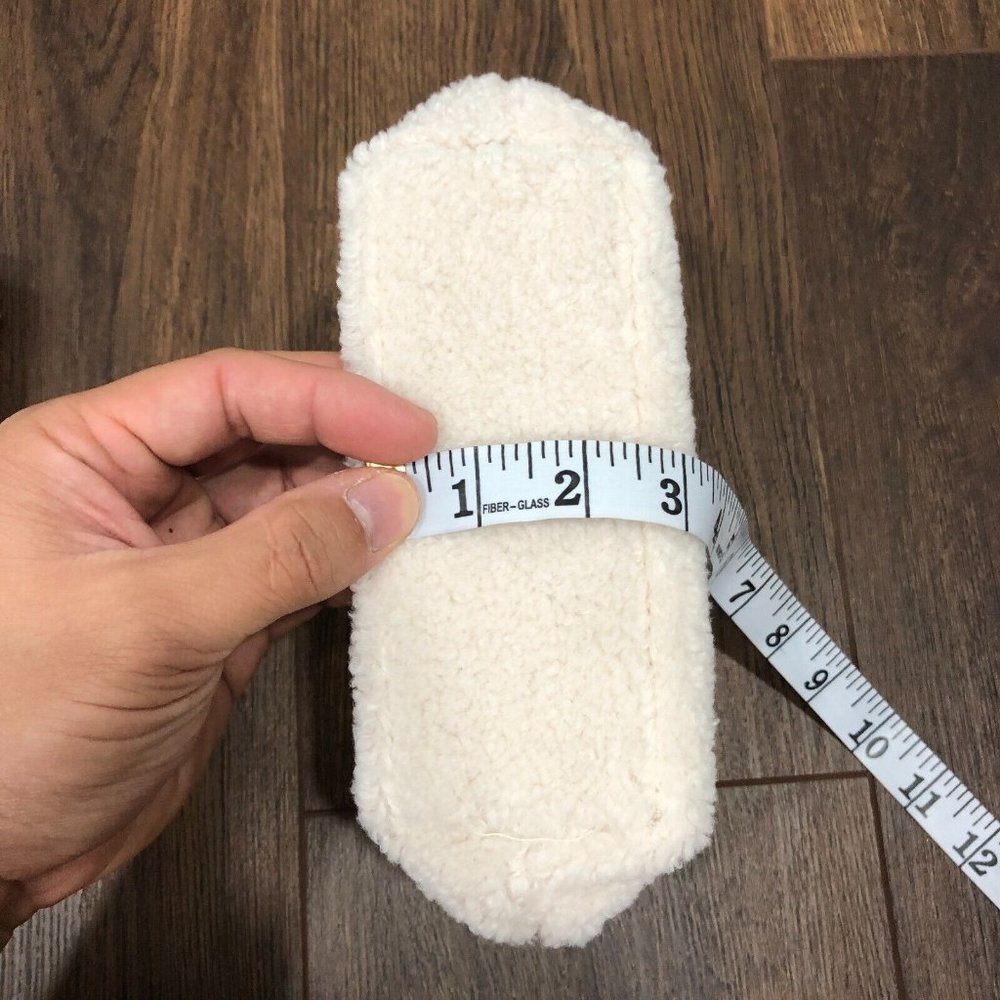 Neiman Marcus White Sherpa Shearling Tote Bag Faux Fur w/ Matching Small Bag - Picture 6 of 14